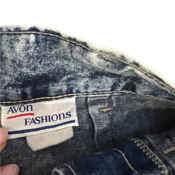 Vintage/Retro 80’s Acid Wash Denim MIDI Skirt - Picture 11 of 12